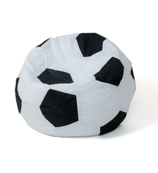 Go Gift Pufa worek sako PIŁKA biały-czarny L 80