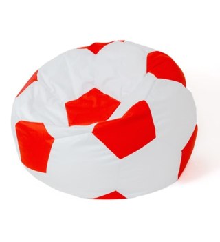 Go Gift Pufa worek sako PIŁKA biały-czerwony XL 120