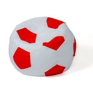 Go Gift Pufa worek sako PIŁKA biały-czerwony L 80