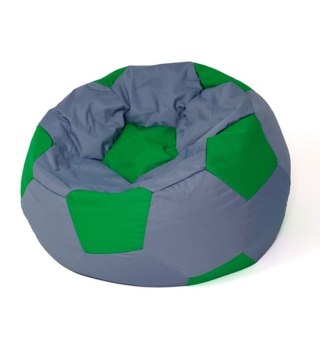 Go Gift Pufa worek sako PIŁKA szary-zielony XXL 140