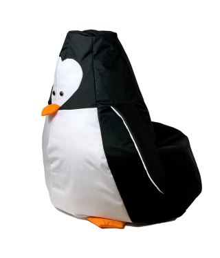 Go Gift Pufa worek sako PINGWIN czarny-biały XL 130x90