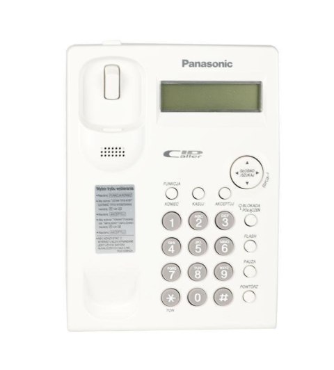 Panasonic Telefon przewodowy Panasonic KX-TSC11PDW Biały Panasonic Telefon przewodowy Panasonic KX-TSC11PDW Biały