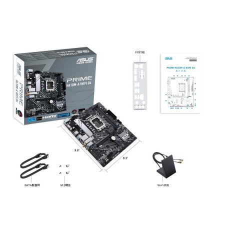ASUS Płyta główna ASUS PRIME H610M-A WIFI D4 ASUS Płyta główna ASUS PRIME H610M-A WIFI D4