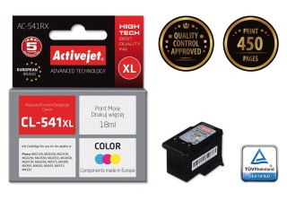 Activejet Activejet AC-541RX Tusz (zamiennik Canon CL-541XL; Premium; 18 ml; kolor)