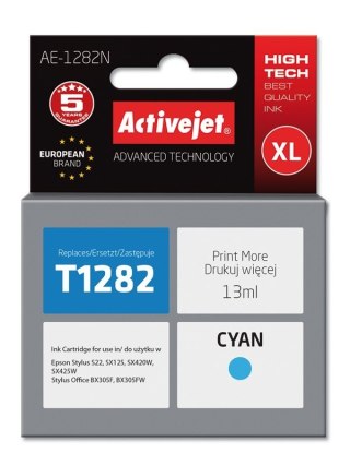 Activejet Activejet AE-1282N Tusz (zamiennik Epson T1282; Supreme; 13 ml; niebieski)