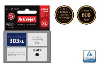 Activejet Activejet AH-303BRX Tusz (zamiennik HP 303XL T6N04AE; Premium; 20ml; czarny)