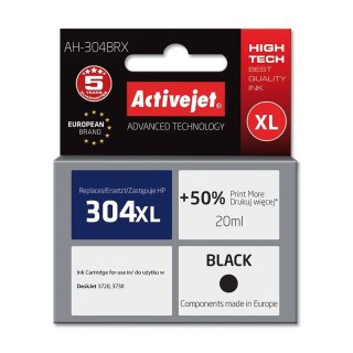 Activejet Activejet AH-304BRX Tusz (zamiennik HP 304XL N9K08AE; Premium; 20 ml; czarny)