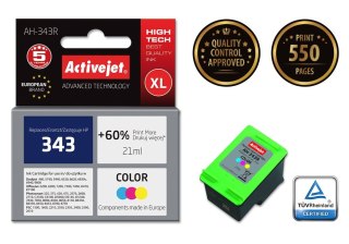 Activejet Activejet AH-343R Tusz (zamiennik HP 343 C8766EE; Premium; 21 ml; kolor)