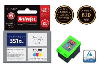 Activejet Activejet AH-351RX Tusz (zamiennik HP 351XL CB338EE; Premium; 21 ml; kolor)