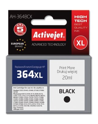 Activejet Activejet AH-364BCX Tusz (zamiennik HP 364XL CN684EE; Premium; 20 ml; czarny)