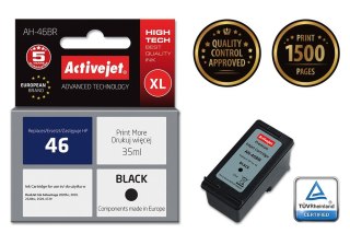 Activejet Activejet AH-46BR Tusz (zamiennik HP 46 CZ637AE; Premium; 35 ml; czarny)