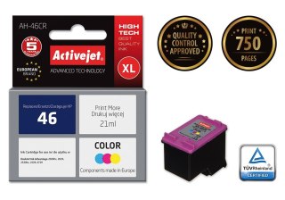 Activejet Activejet AH-46CR Tusz (zamiennik HP 46 CZ638AE; Premium; 21 ml; kolor)