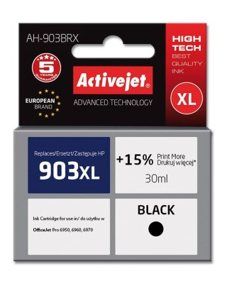 Activejet Activejet AH-903BRX Tusz (zamiennik HP 903XL T6M15AE; Premium; 30 ml; czarny)