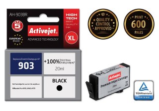 Activejet Activejet AH-903BR Tusz (zamiennik HP 903 T6L99AE; Premium; 20 ml; czarny)