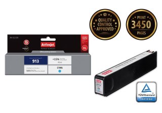 Activejet Activejet AH-913CR Tusz (zamiennik HP 913 F6T77AE; Premium; 45 ml; niebieski)