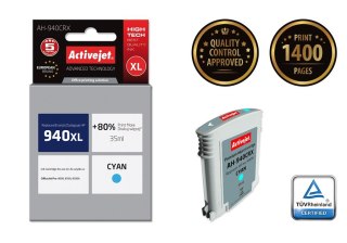 Activejet Activejet AH-940CRX Tusz (zamiennik HP 940XL C4907AE; Premium; 35 ml; niebieski)