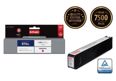 Activejet Activejet AH-973MRX Tusz (zamiennik HP 973XL F6T82AE; Premium; 105 ml; czerwony) Activejet Activejet AH-973MRX Tusz (zamiennik HP 973XL F6T82AE; Premium; 105 ml; czerwony)