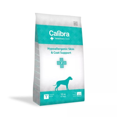Calibra CALIBRA Veterinary Diets Hypoallergenic Skin Coat - karma dla psa - 12 kg Calibra CALIBRA Veterinary Diets Hypoallergenic Skin Coat - karma dla psa - 12 kg