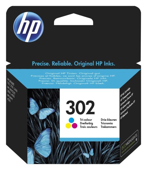 Hewlett-Packard Tusz HP kolor HP 302, HP302=F6U65AE, 165 str.,4 ml