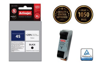 Activejet Activejet AH-45R Tusz (zamiennik HP 45 51645A; Premium; 50 ml; czarny)