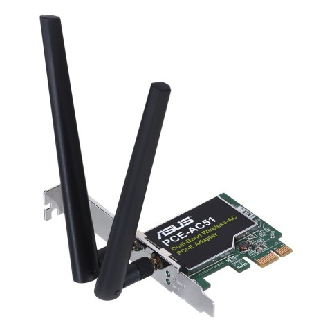 ASUS Karta sieciowa ASUS PCE-AC51 (PCI-E) ASUS Karta sieciowa ASUS PCE-AC51 (PCI-E)