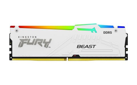 Kingston KINGSTON DDR5 32GB 6000MT/s CL36 DIMM (Kit of 2) FURY Beast White RGB EXPO