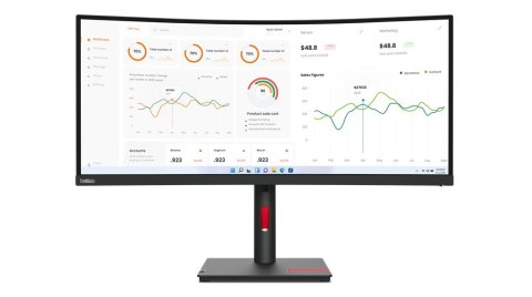 Lenovo Lenovo ThinkVision T34w-30 34"VA 60Hz 350nits AG HDMI DP USB Raven Black 3Y