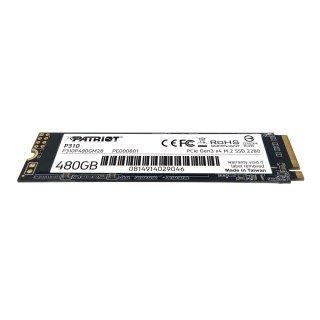 Patriot Memory SSD Patriot P310 480GB M.2 2280 PCIe NVMe 4.0 x4 TLC