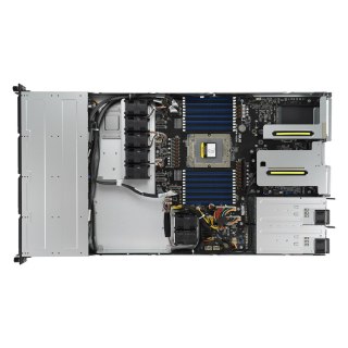 ASUS Platforma Asus Rack (1U) RS500A-E12-RS4U AMD Epyc 9004 (4x Nvme, 2xM.2, 2xGPU, 2x1Gbe, IPMI, 1+1 800W)