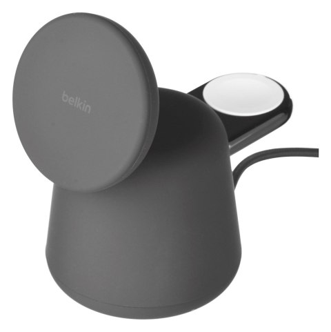 Belkin Ładowarka bezprzewodowa Belkin BoostCharge Pro 2-in-1 Wireless Charging Dock with MagSafe iPhone/Apple Watch 15W Black