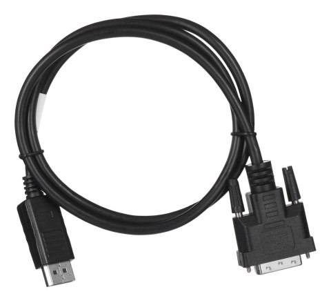 Lanberg Kabel Lanberg CA-DPDV-10CU-0010-BK (DisplayPort M - DVI-D M; 1m; kolor czarny) Lanberg Kabel Lanberg CA-DPDV-10CU-0010-BK (DisplayPort M - DVI-D M; 1m; kolor czarny)