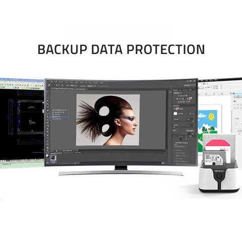Qoltec QOLTEC STACJA DOKUJĄCA DO DYSKÓW HDD SSD 2.5" 3.5" | SATA III | USB 3.0 | SUPER SPEED 5GB/S | Z FUNKCJĄ KLONOWANIA OFFLINE Qoltec QOLTEC STACJA DOKUJĄCA DO DYSKÓW HDD SSD 2.5" 3.5" | SATA III | USB 3.0 | SUPER SPEED 5GB/S | Z FUNKCJĄ KLONOWANIA OFFLINE