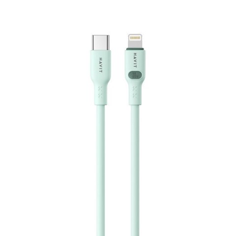 HAVIT Kabel Havit Typ C-Lightning CB6281 1.0m (zielony) HAVIT Kabel Havit Typ C-Lightning CB6281 1.0m (zielony)