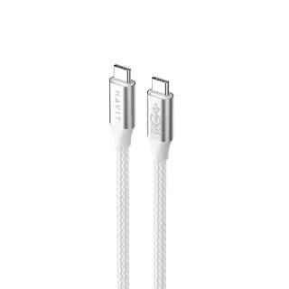 HAVIT Kabel Havit Typ C-Typ C CB6290 (biały/szary; 100cm)