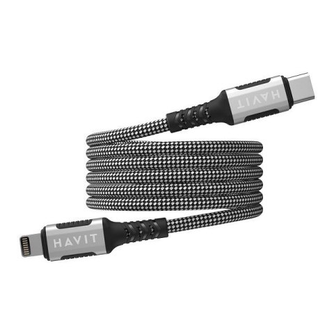 HAVIT Kabel magnetyczny Havit Typ C-Lightning (czarny) HAVIT Kabel magnetyczny Havit Typ C-Lightning (czarny)