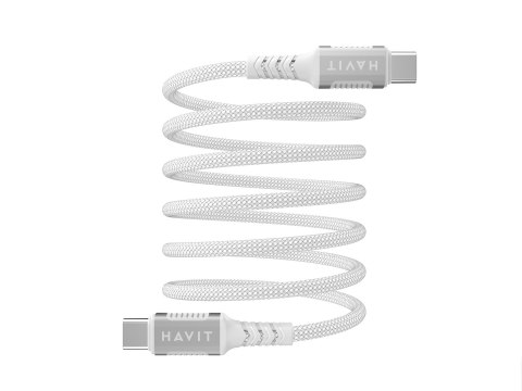 HAVIT Kabel magnetyczny Havit Typ C-Typ C CB6297 (biały)