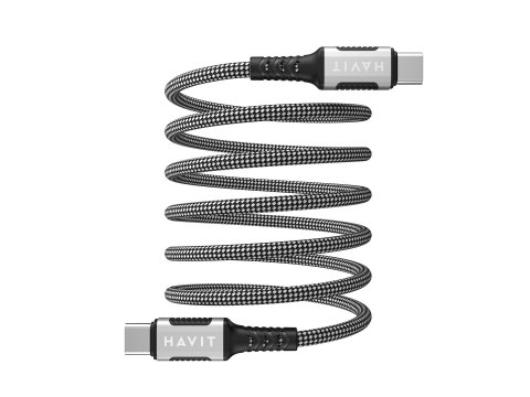 HAVIT Kabel magnetyczny Havit Typ C-Typ C CB6297 czarny HAVIT Kabel magnetyczny Havit Typ C-Typ C CB6297 czarny