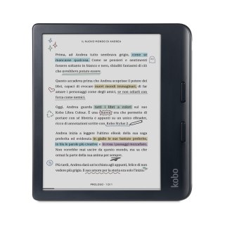KOBO Ebook Kobo Libra Colour 7" E-Ink Kaleido 3 32GB WI-FI Black (WYPRZEDAŻ)