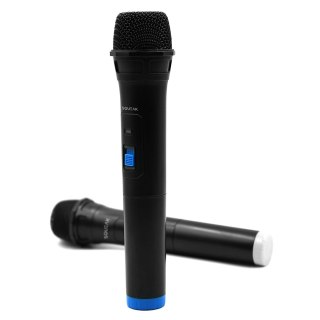 SQUEAK SQUEAK ZESTAW MIKROFONÓW DO KARAOKE VOCALDUO 2,4G SQ1007
