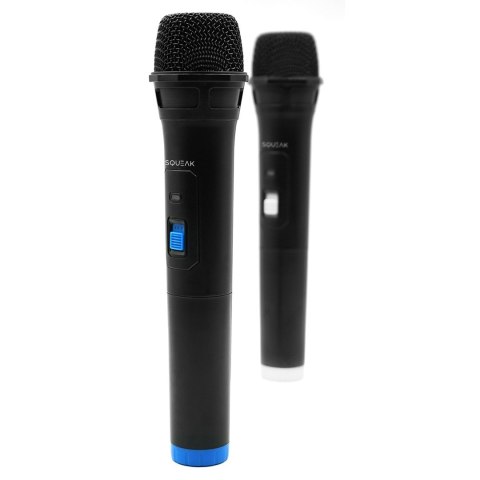 SQUEAK SQUEAK ZESTAW MIKROFONÓW DO KARAOKE VOCALDUO 2,4G SQ1007 SQUEAK SQUEAK ZESTAW MIKROFONÓW DO KARAOKE VOCALDUO 2,4G SQ1007