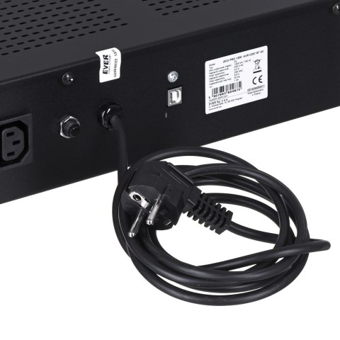 Ever Zasilacz UPS EVER ECO Pro 1200 AVR CDS 19" (Rack; 1200VA) (W/EAVRRM-001K20/00)
