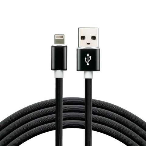 EverActive Kabel zasilający everActive CBS-1IB (USB - Lightning ; 1m; kolor czarny) EverActive Kabel zasilający everActive CBS-1IB (USB - Lightning ; 1m; kolor czarny)