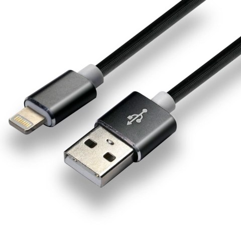 EverActive Kabel zasilający everActive CBS-1IB (USB - Lightning ; 1m; kolor czarny) EverActive Kabel zasilający everActive CBS-1IB (USB - Lightning ; 1m; kolor czarny)