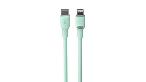 HAVIT Kabel Havit Typ C-Lightning CB6281 1.0m (zielony) HAVIT Kabel Havit Typ C-Lightning CB6281 1.0m (zielony)