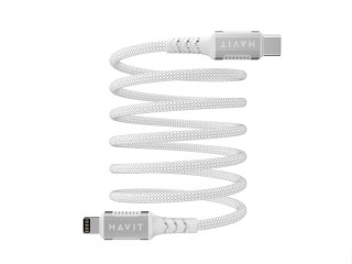 HAVIT Kabel magnetyczny Havit Typ C-Lightning (biały)
