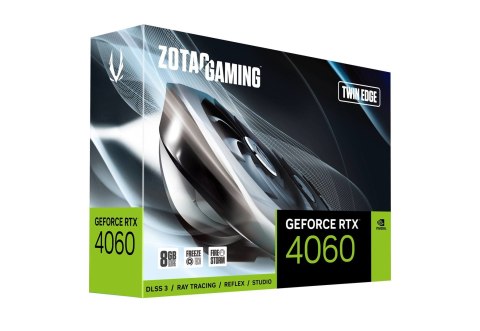 ZOTAC Karta graficzna ZOTAC GAMING GeForce RTX 4060 Twin Edge 8GB GDDR6 ZOTAC Karta graficzna ZOTAC GAMING GeForce RTX 4060 Twin Edge 8GB GDDR6