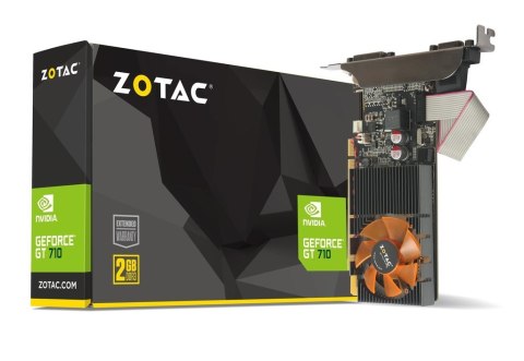 ZOTAC Karta graficzna ZOTAC GeForce GT 710 2GB DDR3