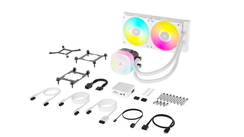 Corsair CORSAIR iCUE LINK TITAN 240 RX RGB White AIO, 240mm Radiator, Liquid CPU Cooler
