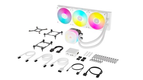 Corsair CORSAIR iCUE LINK TITAN 360 RX RGB White AIO, 360mm Radiator, Liquid CPU Cooler Corsair CORSAIR iCUE LINK TITAN 360 RX RGB White AIO, 360mm Radiator, Liquid CPU Cooler