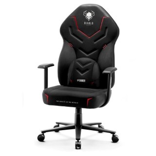 DIABLO CHAIRS Fotel gamingowy DIABLO X-GAMER fotel czarno-czarny